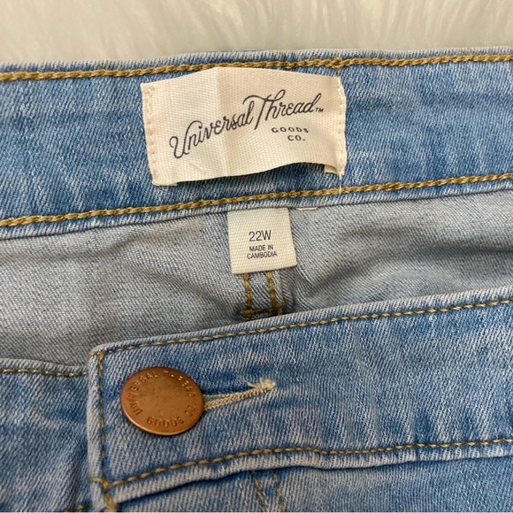 Universal Thread High Rise Skinny Smooth Sculpt Jeans NEW 22W - Picture 5 of 10